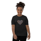 Tshirt juvenil Coração - My dear oraculo store